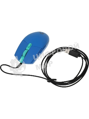 Мышь проводная Logitech G102 LIGHTSYNC синий, 8000 dpi, USB, кнопки - 6