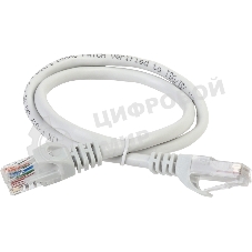Коммутационный шнур ITK PC01-C5EU-02M (патч-корд), кат.5Е UTP, 0,2м, серый