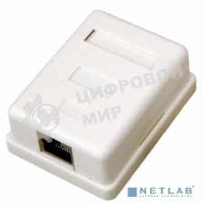 Розетка компьютерная внешняя Rexant 03-0122 1-порт RJ-45 (8P8C), FTP экранированная, категория 5e