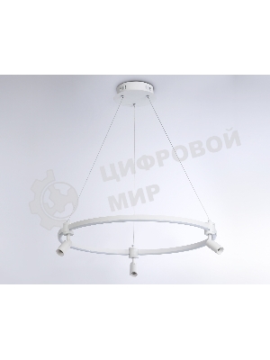 Светильник Ambrella light FL5292/1+3 WH белый 54W 3000K/4200K/6400K+4200K D600*1200 (ПДУ ИК)