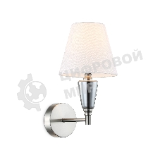 Настенный светильник Ambrella light LH75259 SN/FR сатин никель/белый матовый E14 max 40W 210*160*325