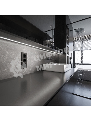 Рамка на 3 поста Slab (бронза софт) W0032963