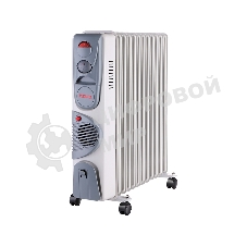 Обогреватель масляный Ресанта ОМ-12НВ (12 секций) белый, 2900 Вт, 25 м2, термостат 67/3/12