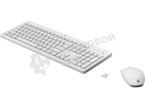 Комплект клавиатура+мышь HP 230 WL Mouse+KB Combo WHT