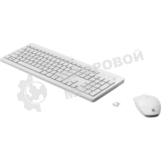 Комплект клавиатура+мышь HP 230 WL Mouse+KB Combo WHT