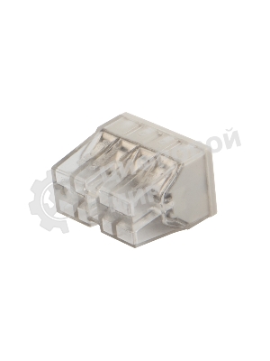 Экспресс-клемма с пастой Rexant СМК 2273-248, 8-проводная 0.5-2.5 мм², прозрачная (50 шт./уп.)