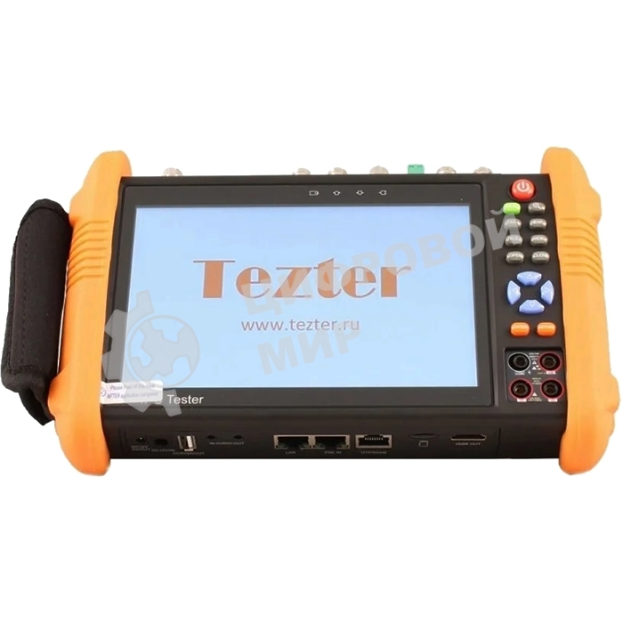 Универсальный монитор-тестер Tezter TIP-HOL-MT-7 AHD/CVI/TVI/CVBS/SDI и IP-видеосистем