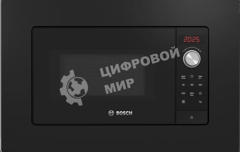 Встраиваемая микроволновая печь Bosch, Serie 2, черный