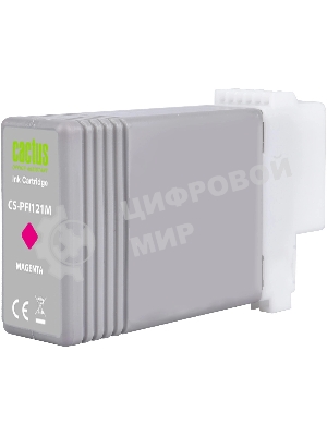 Картридж струйный Cactus CS-PFI121M PFI-121 M пурп.пигм. (130мл) для Canon imagePROGRAF TM-250/255/350/355