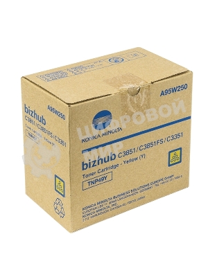 Тонер-картридж Konica-Minolta bizhub C3351/C3851 желтый TNP-49Y