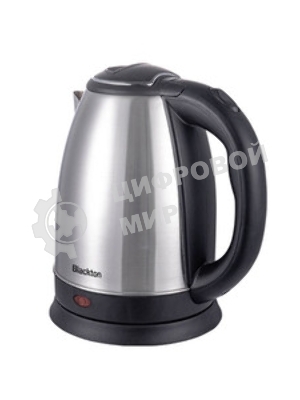Электрочайник Blackton Bt KT1811S стальной/черный, 1.8 л, 1850 Вт, скрытый нагревательный элемент