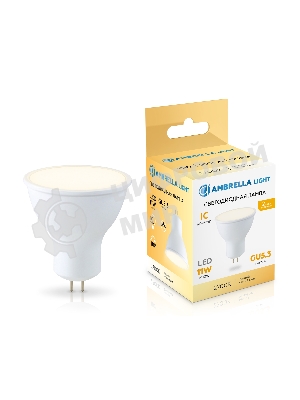 Лампа светодиодная	Ambrella light 161103 LED MR16 11W IC GU5.3 2700K 175-265V