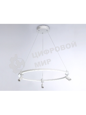 Светильник Ambrella light FL5292/1+3 WH белый 54W 3000K/4200K/6400K+4200K D600*1200 (ПДУ ИК)