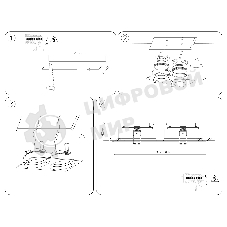 Светильник Ambrella light TN52235/2 BK черный IP20 GX53/2 220*110*44