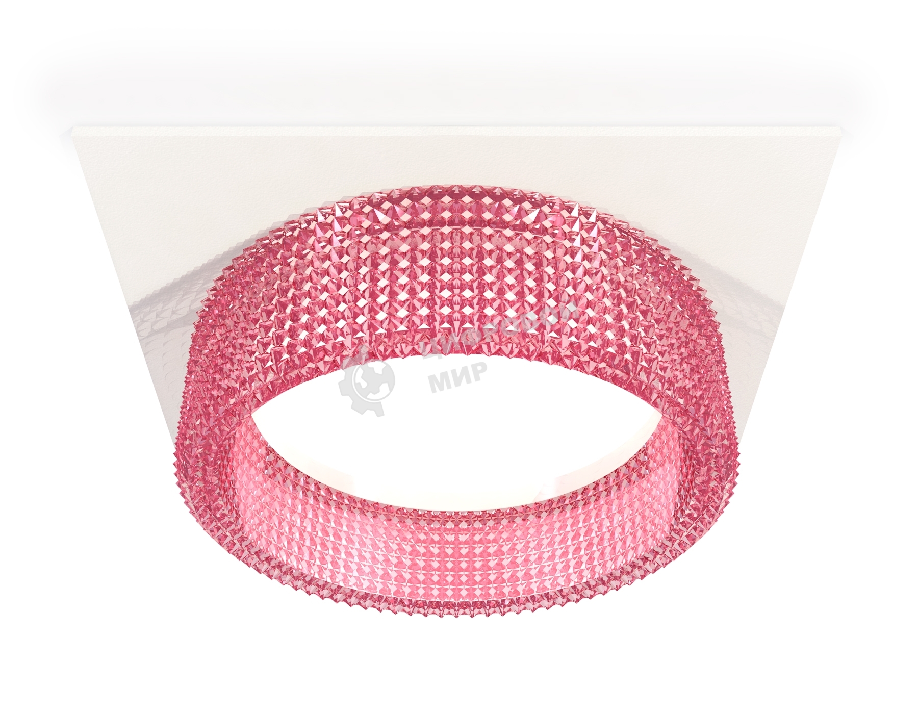 Комплект встраиваемого светильника Ambrella light XC8061032 SWH/PI белый песок/розовый GX53 (C8061, N8486)