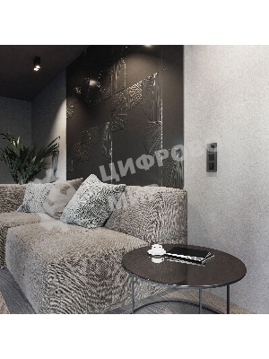 Рамка на 3 поста Slab (бронза софт) W0032963
