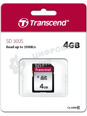 Флеш карта Transcend 4Gb SDHC Class 10 UHS-I U1 R95, W45Mb/s
