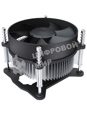 Кулер для процессора DEEPCOOL CK-11508 черный, 92 мм, алюминий, 2200 об/мин, 30.1 дБ, 3 pin, 65 Вт, 70 мм