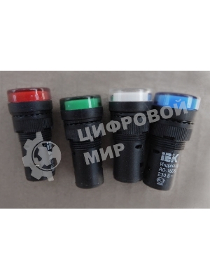 Арматура светосигнальная AD-16DS 24В AC/DC жел. IEK BLS10-ADDS-024-K05-16