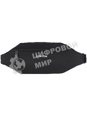 Сумка на пояс CANYON FB-1/3 внешних и 3 внутренних карманов/водооталкивающий материал/полиэстер/черный (GSCNSFB1B1)