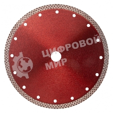 Диск алмазный отрезной Matrix сплошной, 230 х 22,2 мм, сухое/мокрое резание