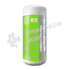 Салфетки влажные Cactus CS-ASC100 антибактериальные (100 лист.) спиртовые