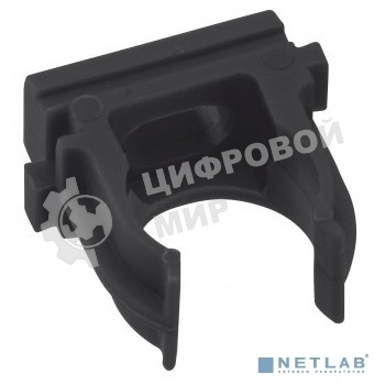 Крепеж-клипса d25 мм Plast PROxima черный (уп. 10 шт) EKF derj-z-25b