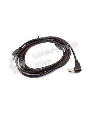 Кабель USB 2.0 на USB-B угол влево 5 м