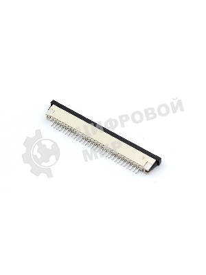 Разъем FPC Half Coverage Bottom Contact 1.0K-BX-30PWB 30 pin высота 2мм шаг 1мм