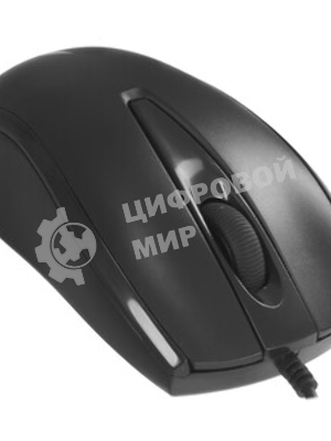 Мышь проводная Gembird MOP-110 черный, 1000 dpi, USB, кнопки - 3