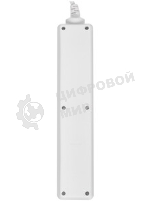 Сетевой удлинитель Buro BU-PS5.1/W 1.5 м (5 розеток) белый (пакет ПЭ)