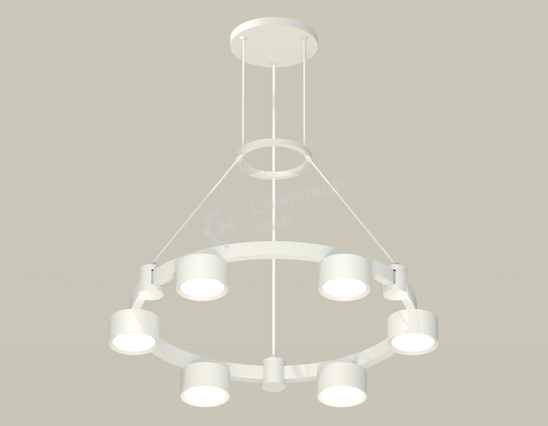 Светильник Ambrella light XR92031100/6 SWH белый песок GX53 (A9203, C9231, N8112)