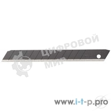 Штукатурно -малярный инструмент Лезвия OLFA сегментированные BLACK MAX, 9х80х0,38мм, 13 сегментов, 50шт OL-ABB-50B