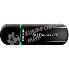 Флешка USB Transcend Jetflash 600 (TS16GJF600), 16Gb, USB 2.0, R/W 30/15, черный/зеленый