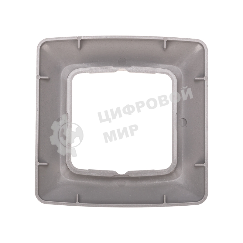 Рамка Kranz 1-я DEA горизонтальная Серебряный металлик