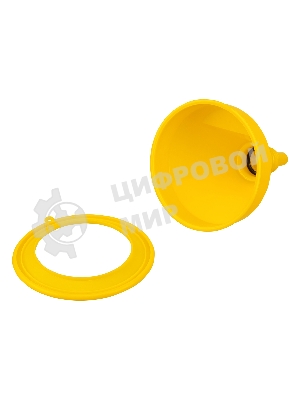 Воронка пластиковая Denzel 160 мм с металлическим ситом и гибким наконечником