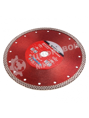 Диск алмазный отрезной Matrix сплошной, 230 х 22,2 мм, сухое/мокрое резание