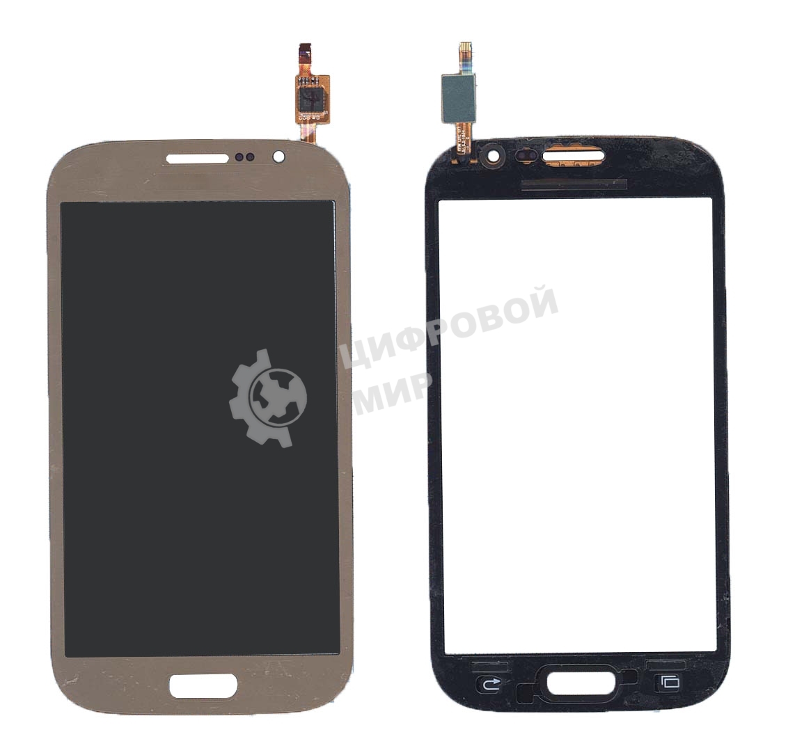 Сенсорное стекло (тачскрин) для Samsung Galaxy Grand Neo Duos GT-I9060 золотистое