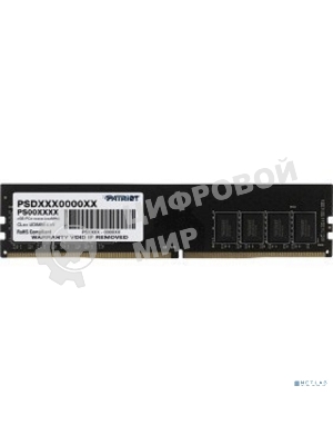 Оперативная память Patriot Signature, DDR4, 8GB (1x8 GB), 3200 MHz, CL22, DIMM
