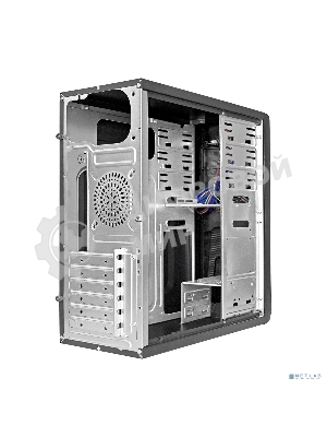 Компьютерный корпус Miditower ExeGate CP-603UB Black, ATX, (без БП), 2*USB+2*USB 3.0, Audio, замок блокировки кнопки питания