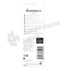 Стержень шариковый Waterman Standard Maxima (CW1964017) F 0.8мм, черные чернила, блистер