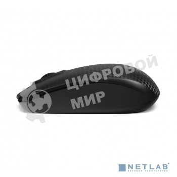 Мышь беспроводная CBR CM 499 Carbon черный, 1200 dpi, радиоканал, USB, кнопки - 3