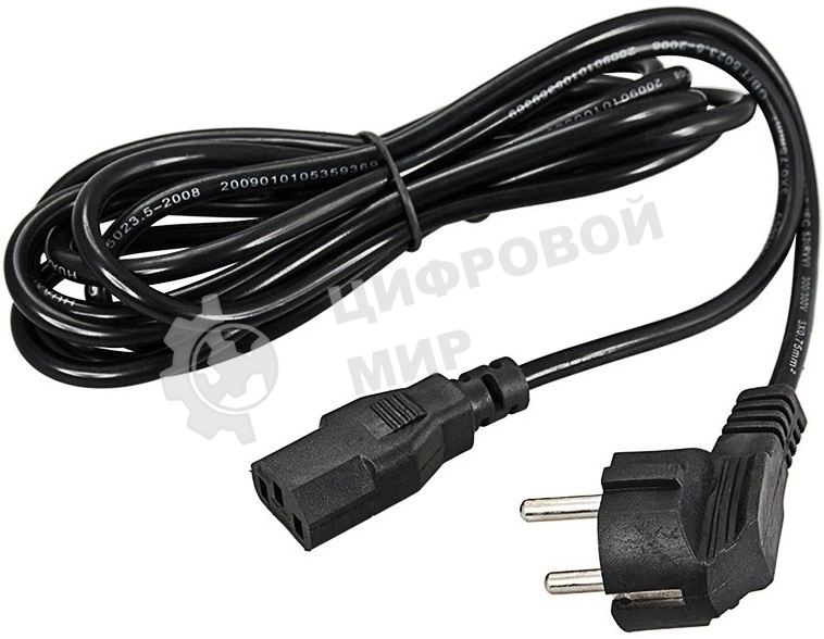 Шнур сетевой Rexant СЕЕ 7/7 (Schuko) – IEC 320 C13 3x1,0мм², длина 1,8м