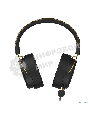 Гарнитура Bloody M595 Renegade чёрный, проводная, съёмный микрофон, подсветка