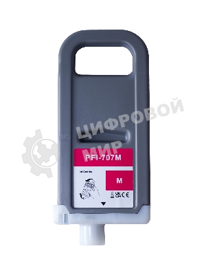 Картридж струйный Sakura 9823B001 (PFI-707M) для Canon, пурпурный, 700 мл.