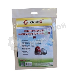 Многоразовый мешок для пылесоса OZONE microne multiplex MX-08 синтетический