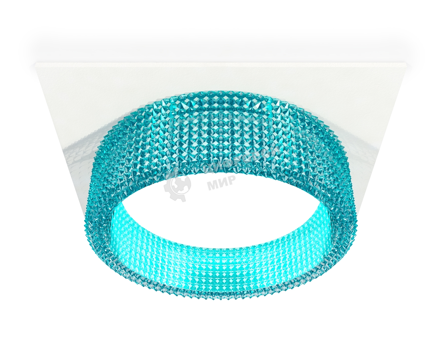 Комплект встраиваемого светильника Ambrella light XC8061033 SWH/BL белый песок/голубой GX53 (C8061, N8488)
