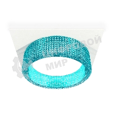 Комплект встраиваемого светильника Ambrella light XC8061033 SWH/BL белый песок/голубой GX53 (C8061, N8488)
