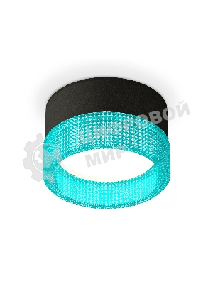 Светильник Ambrella Light XS8102033 SBK/BL черный песок/голубой GX53 (C8102, N8488)
