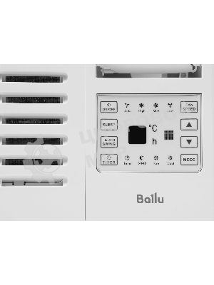 Кондиционер оконный Ballu BWC-09 AC 9000 BTU, 24 м², 49 дБ, охлаждение, осушение, белый